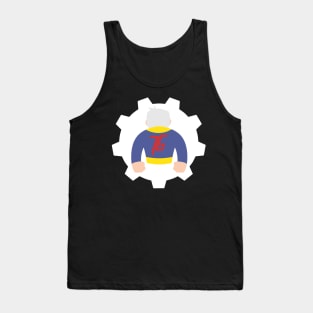 V-76 White Tank Top